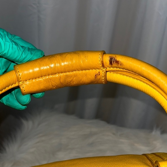 Marc By Marc Jacobs Yellow Leather Satchel - Picture 13 of 15